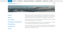 Desktop Screenshot of glasgowurology.com